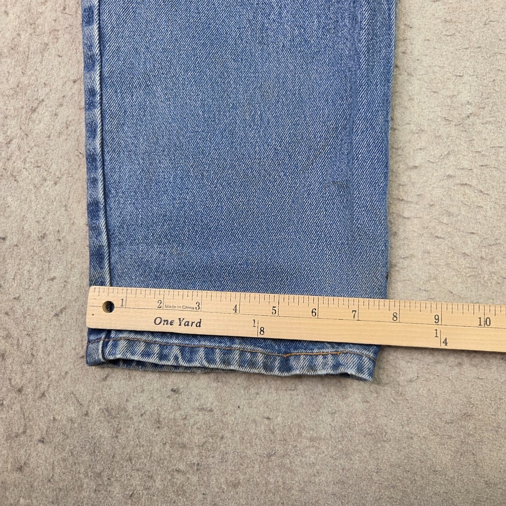 Vintage 90s Levis 550 Jeans Mens 31x30 Blue Relaxed Fit Paper Tag Grunge Baggy - Picture 10 of 11